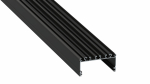 Lumines profile type LARGO lacquered black, 2,02 m